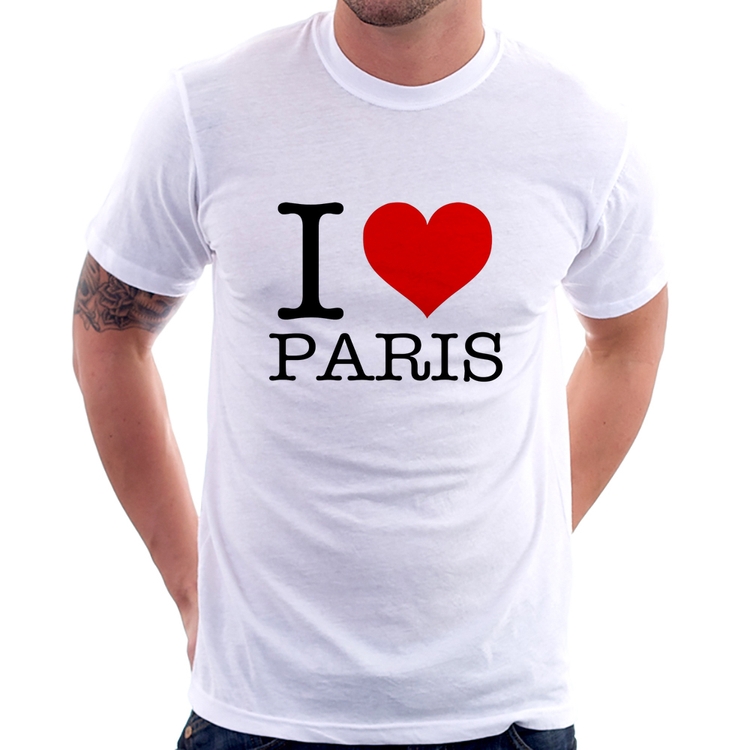 Camiseta I love Paris