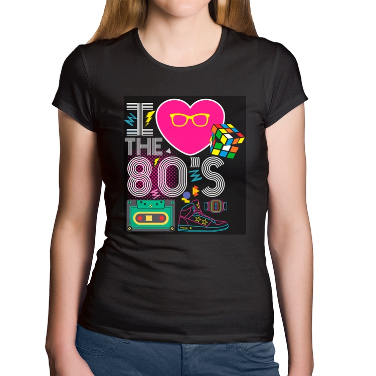 Baby Look Algodão I Love the 80's