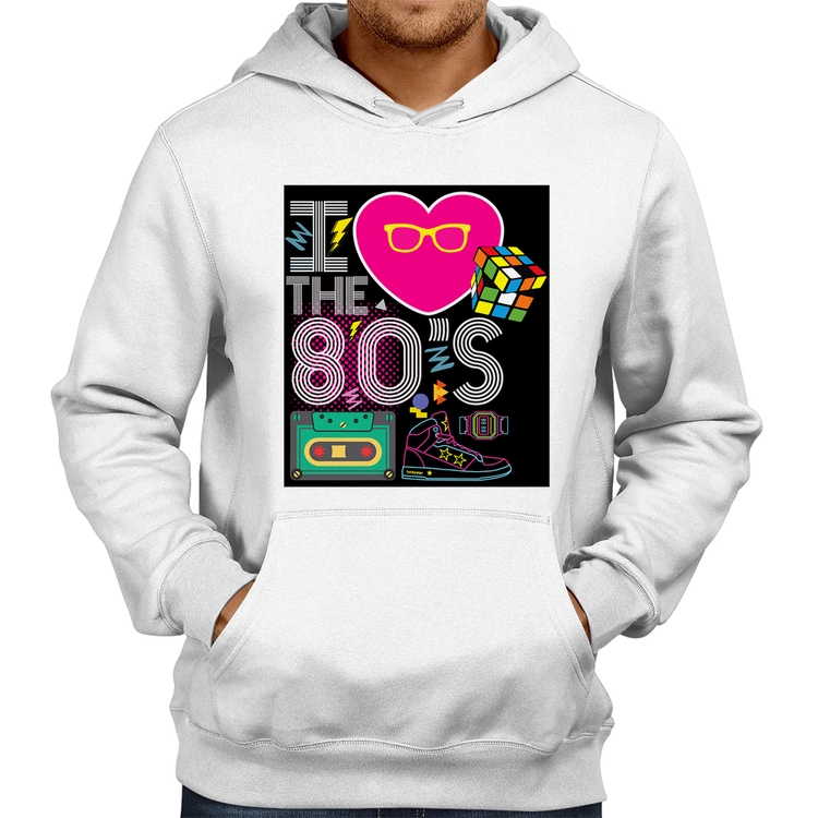 Moletom I Love the 80's - Branco
