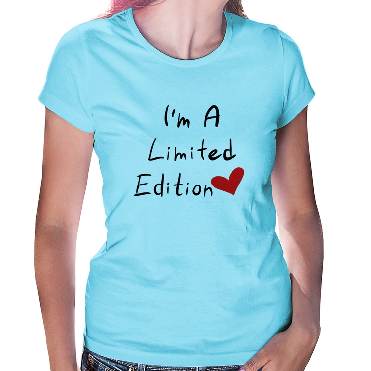 Baby Look I'm A Limited Edition - Azul Bebê