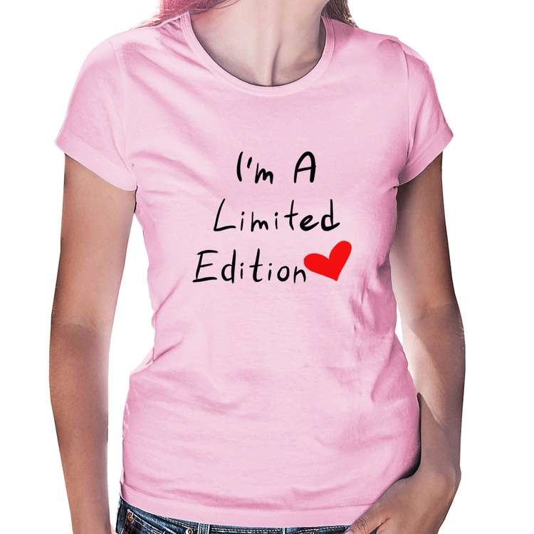 Baby Look I'm A Limited Edition - Rosa Bebê