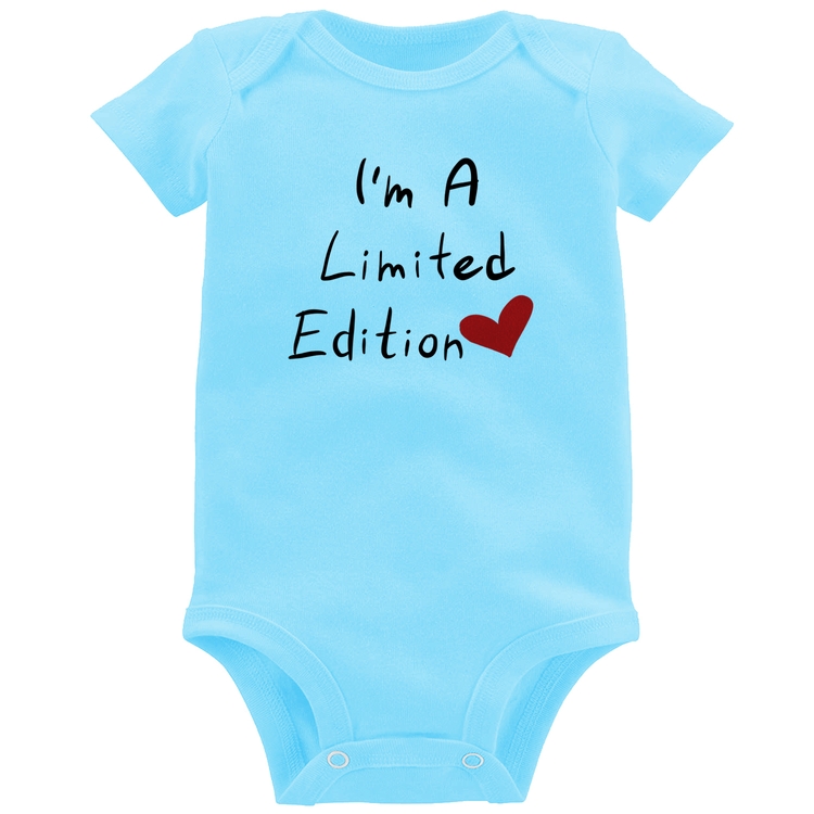 Body Bebê I'm A Limited Edition - Azul Bebê