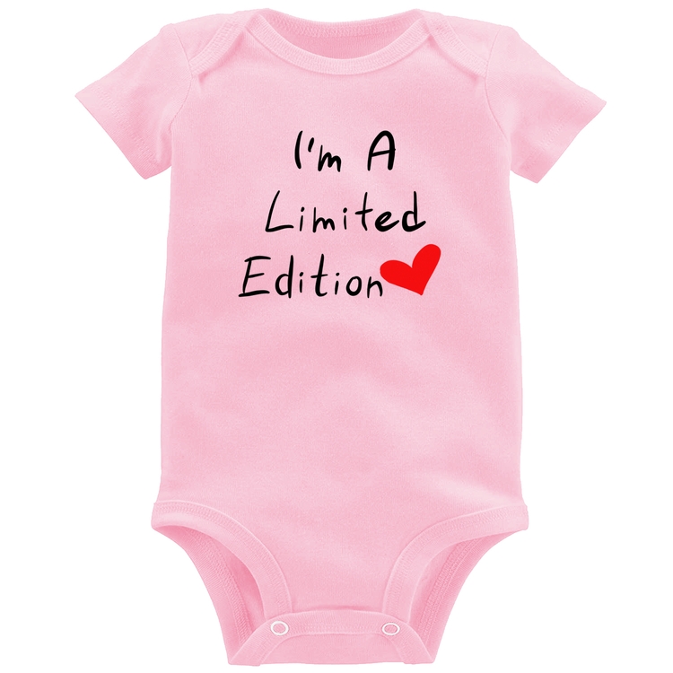 Body Bebê I'm A Limited Edition - Rosa Bebê