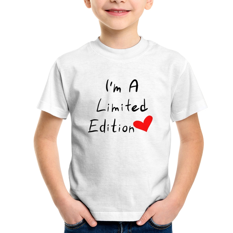 Camiseta Infantil I'm A Limited Edition