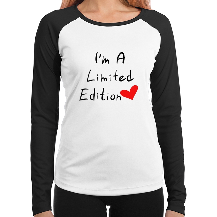 Baby Look Raglan I'm A Limited Edition Manga Longa