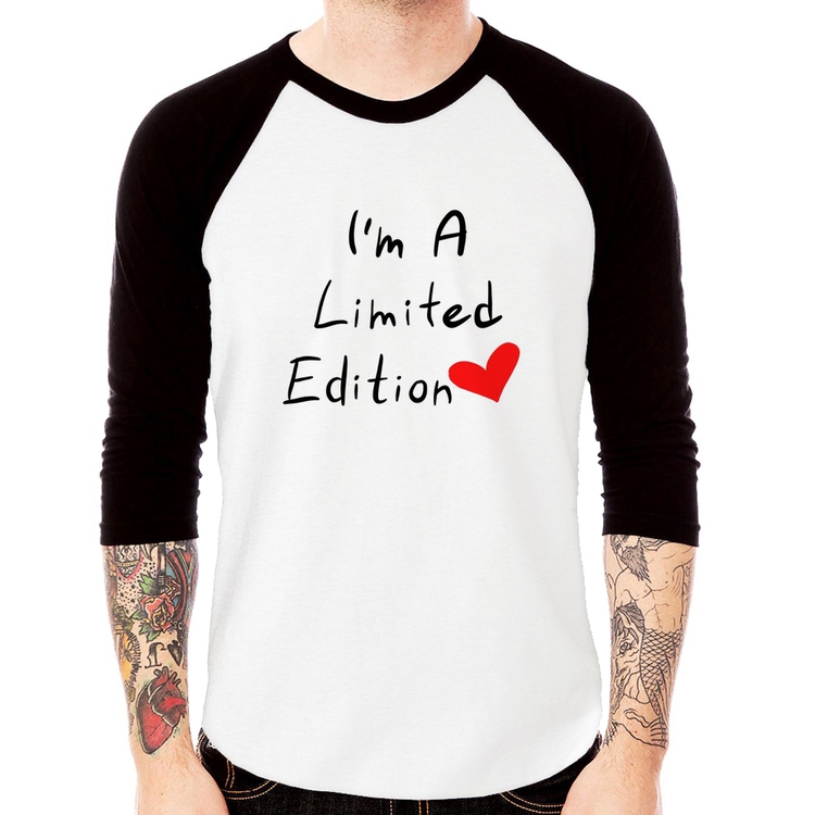 Camiseta Raglan I'm A Limited Edition Manga 3/4