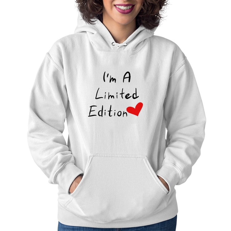 Moletom Feminino I'm A Limited Edition - Branco