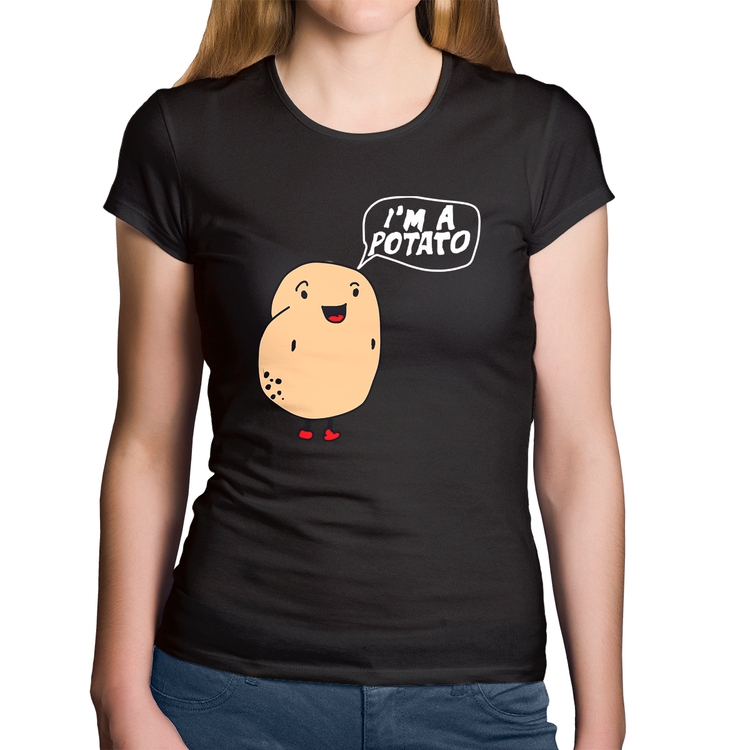 Baby Look Algodão I'm A Potato