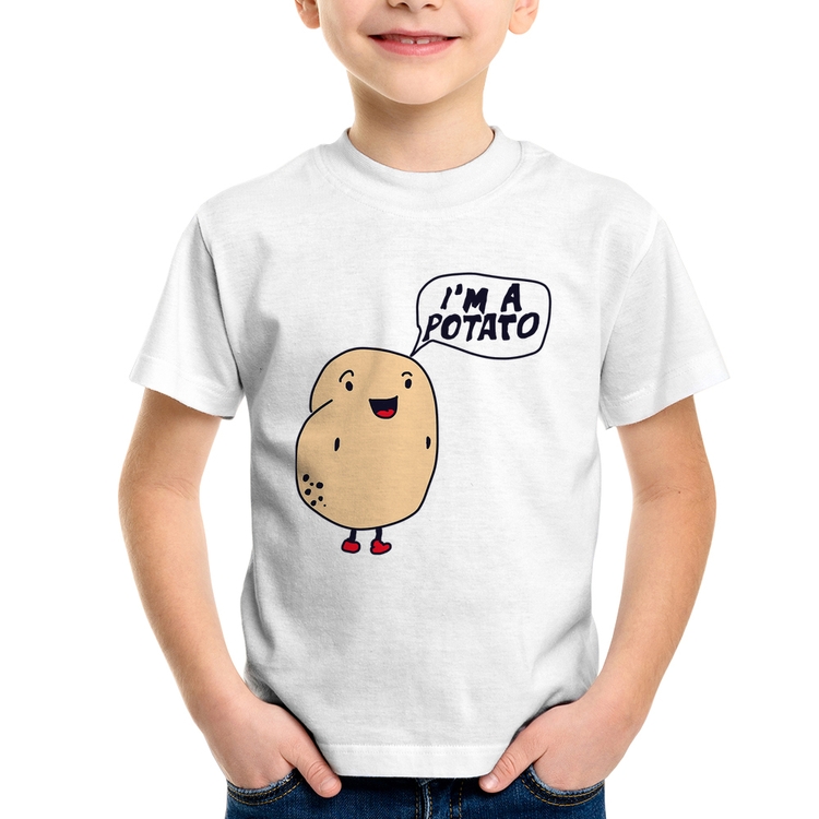 Camiseta Infantil I'm A Potato