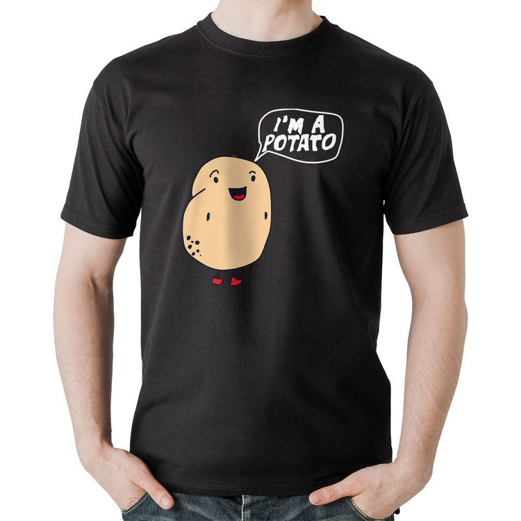 Camiseta Algodão I'm A Potato