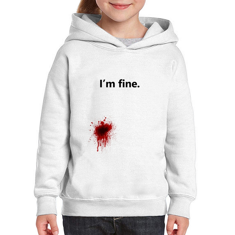 Moletom Infantil I'm fine