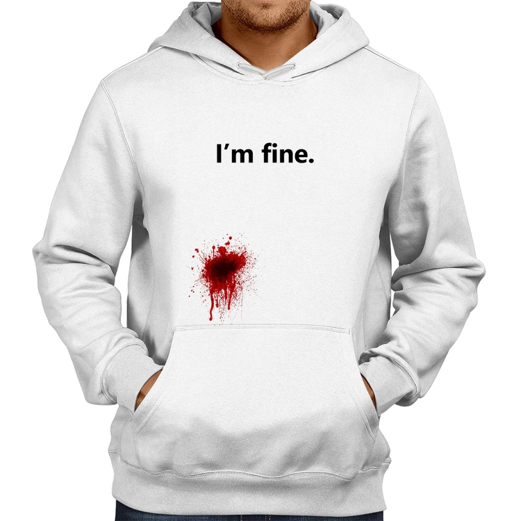 Moletom I'm fine - Branco