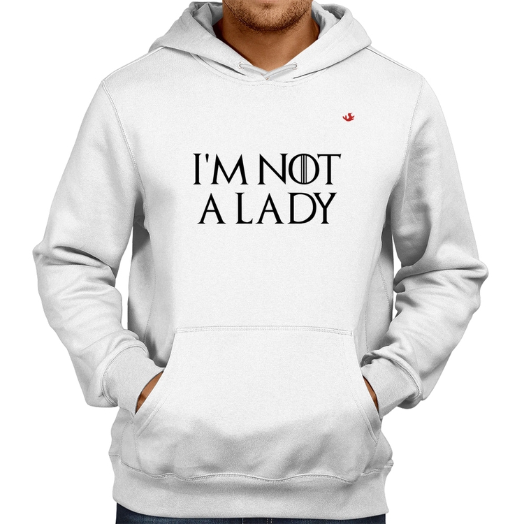 Moletom I'm not a lady - Branco