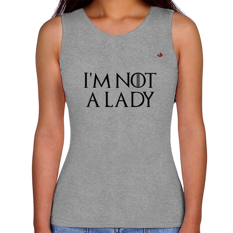 Regata Feminina I'm not a lady - Cinza