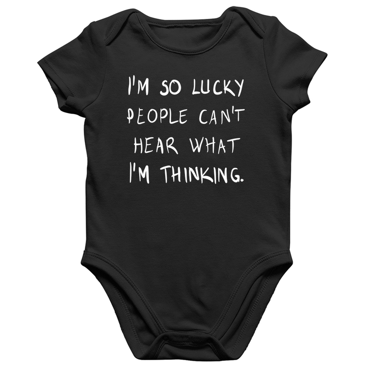 Body Bebê Algodão I'm so Lucky 