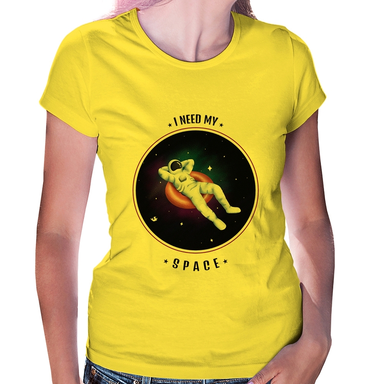 Baby Look I need my space - Amarela