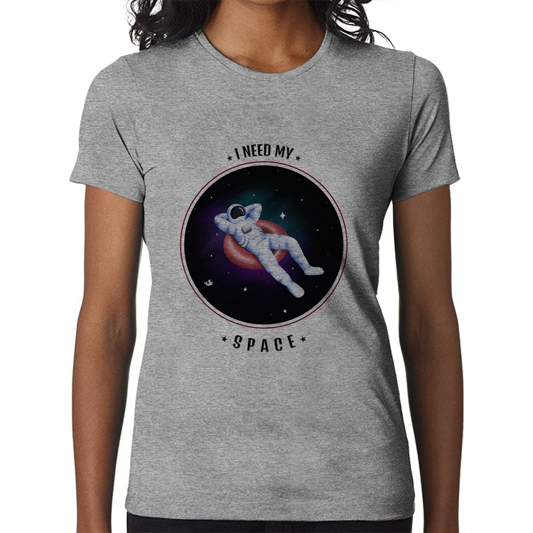 Baby Look I need my space - Cinza