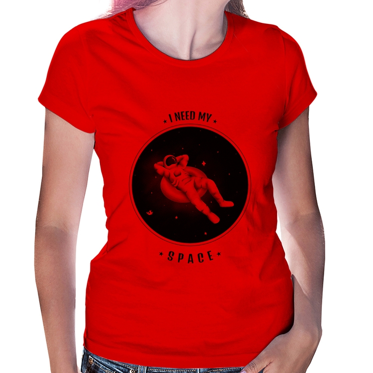 Baby Look I need my space - Vermelha