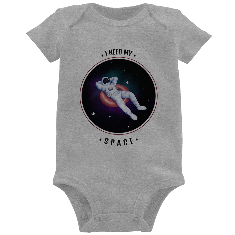 Body Bebê I need my space - Cinza