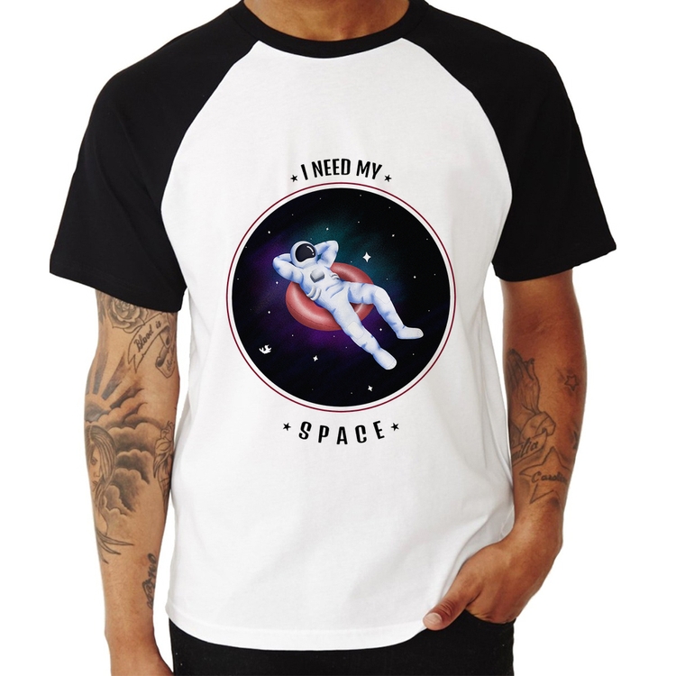 Camiseta I Need My Space - Preta