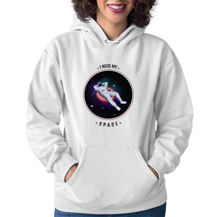 Moletom Feminino I need my space - Branco