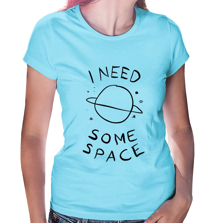 Baby Look I Need Some Space - Azul Bebê