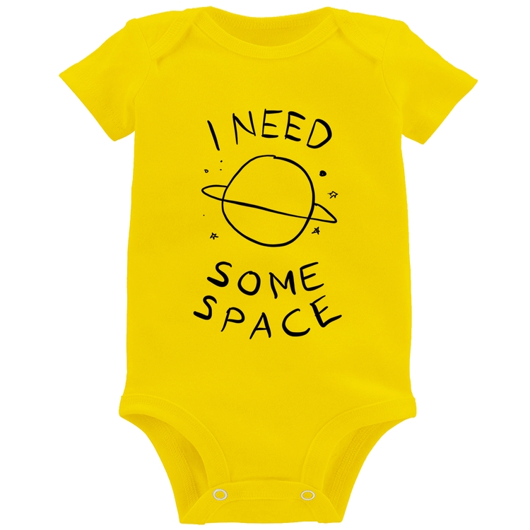 Body Bebê I Need Some Space - Amarelo