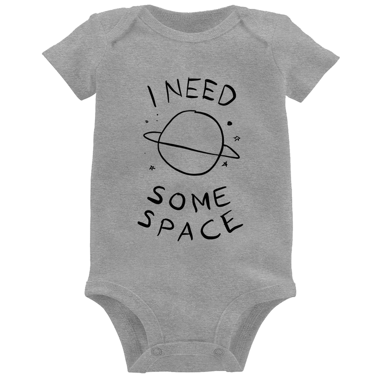 Body Bebê I Need Some Space - Cinza