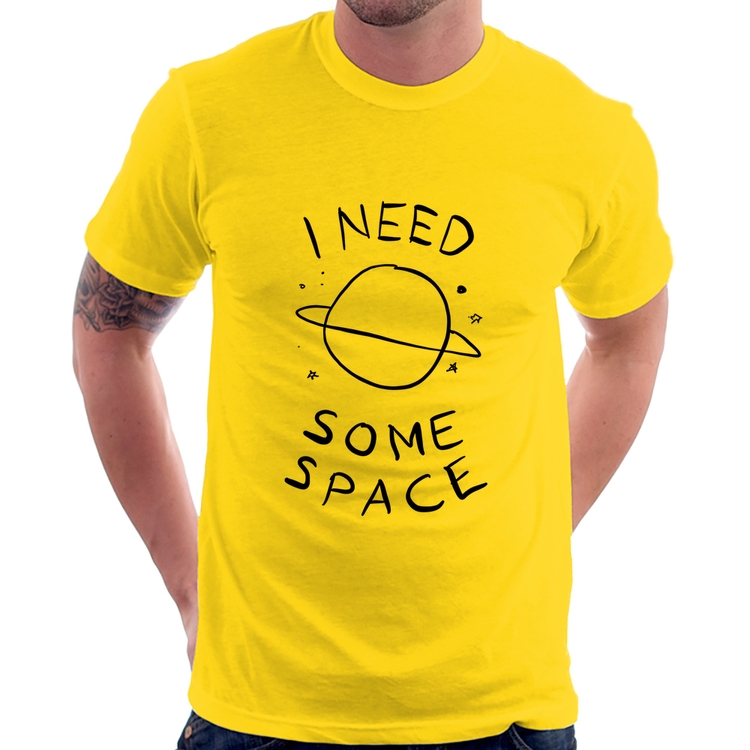 Camiseta I Need Some Space - Amarela