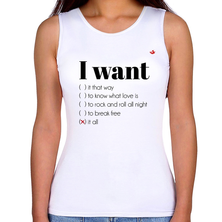 Regata Feminina I want...