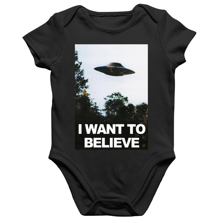 Body Bebê Algodão I Want To Believe