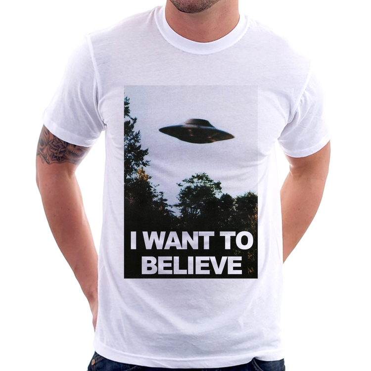 Camiseta I Want To Believe