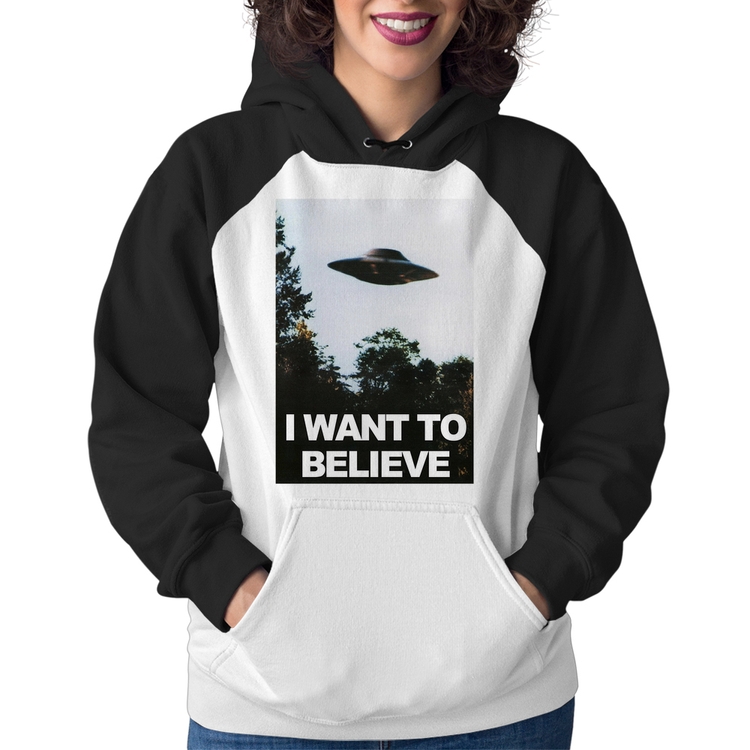 Moletom Feminino I Want To Believe