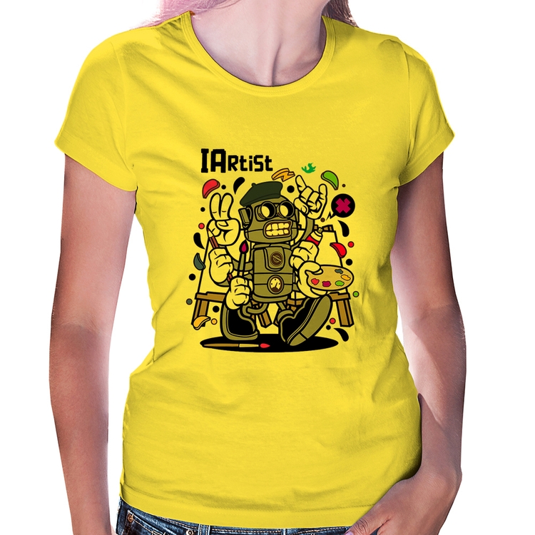 Baby Look IArtist - Amarela