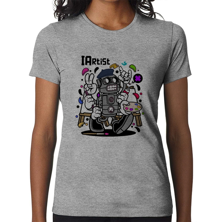 Baby Look IArtist - Cinza