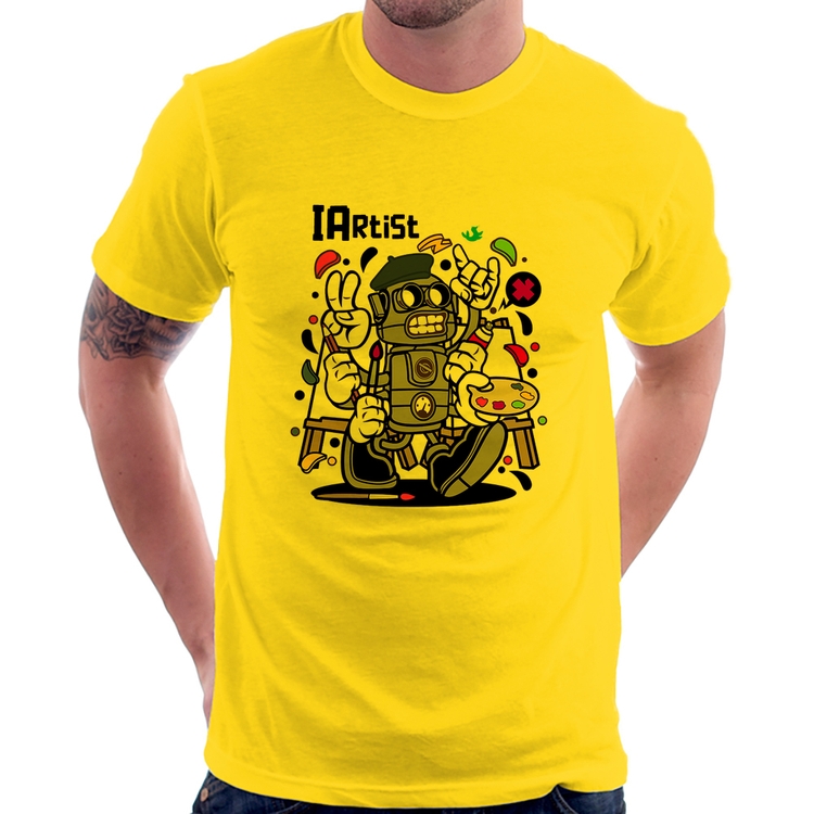 Camiseta IArtist - Amarela