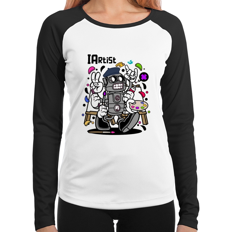 Baby Look Raglan IArtist Manga Longa
