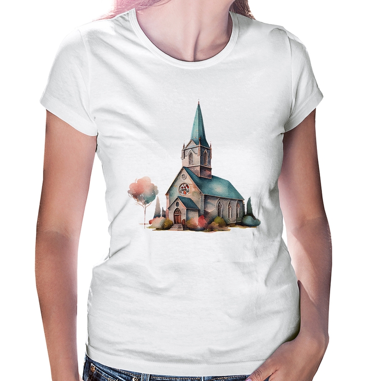 Baby Look Igreja Arte