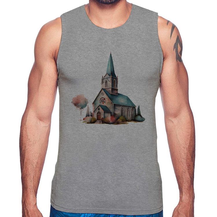 Regata Igreja Arte - Cinza