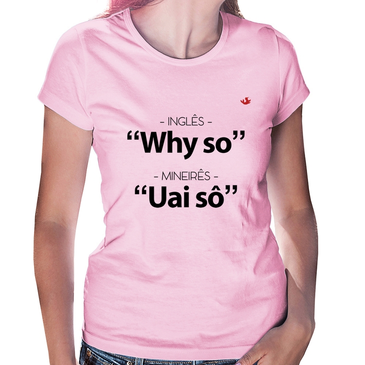 Baby Look Inglês x Mineirês - Rosa Bebê