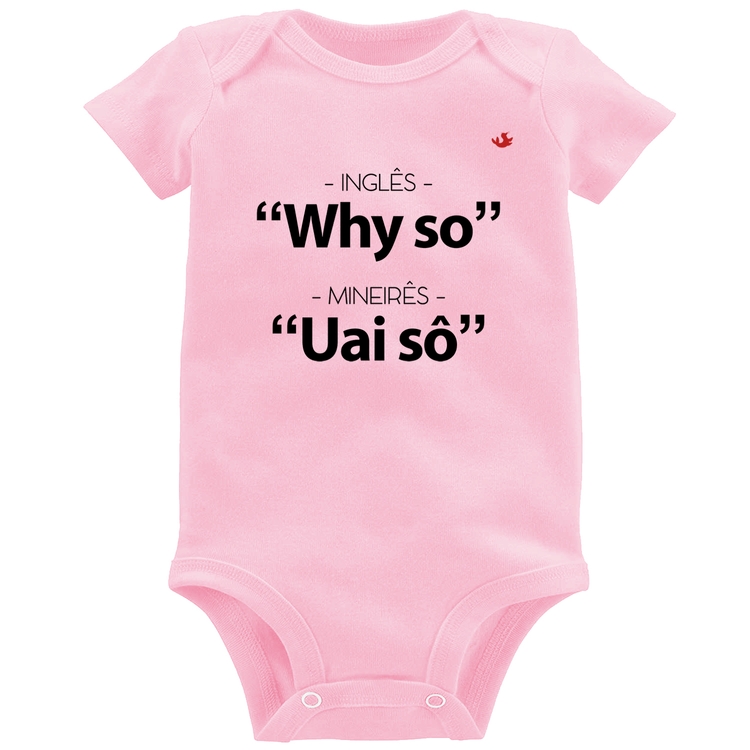 Body Bebê Inglês x Mineirês - Rosa Bebê