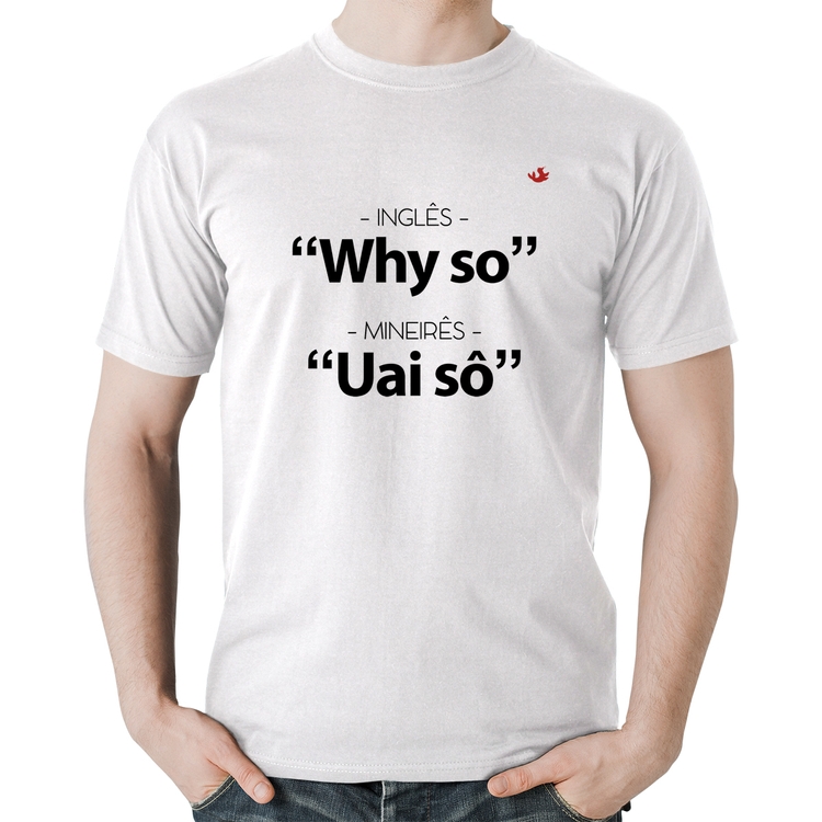 Camiseta Algodão Inglês x Mineirês - Branca