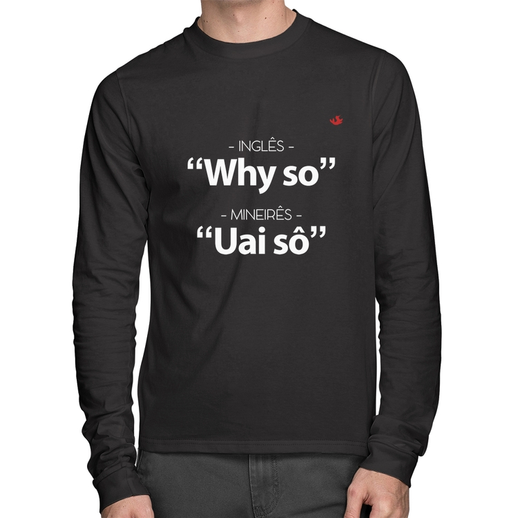 Camiseta Algodão Inglês x Mineirês Manga Longa