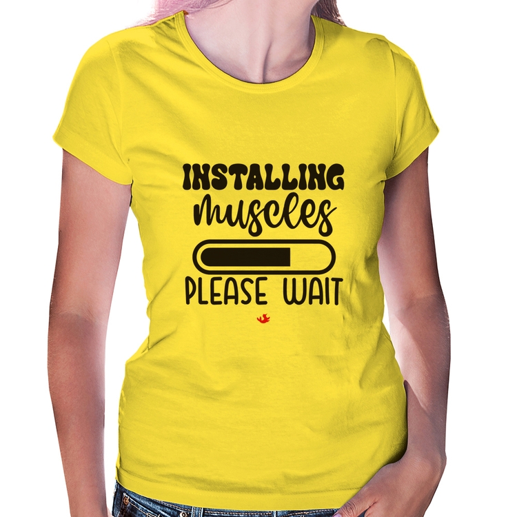 Baby Look Installing Muscles - Amarela