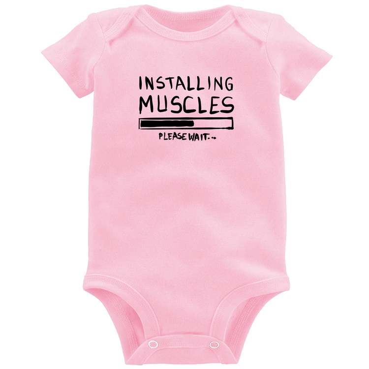 Body Bebê Installing Muscles - Rosa Bebê