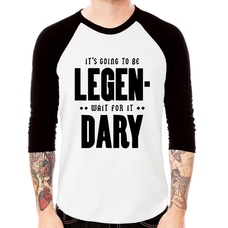 Camiseta Raglan It's going to be Legen... wait for it... Dary Manga 3/4