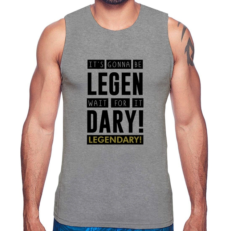 Regata It's gonna be Legendary - Cinza