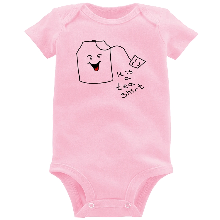 Body Bebê Its A Tea Shirt - Rosa Bebê
