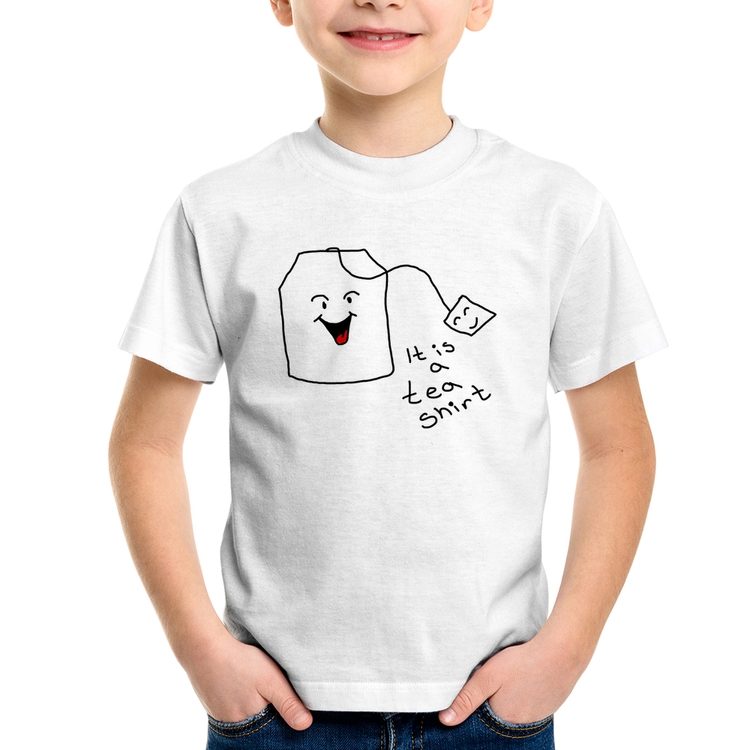 Camiseta Infantil Its A Tea Shirt