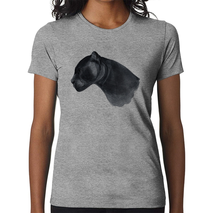 Baby Look Jaguar - Cinza